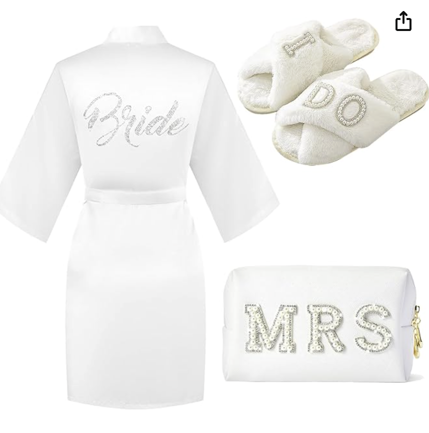 bride robe for wedding